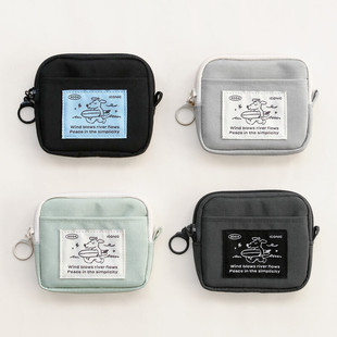 韩国正品iconic 多口袋零钱包卡包蓝牙耳机包防水小包CARD HOLDER