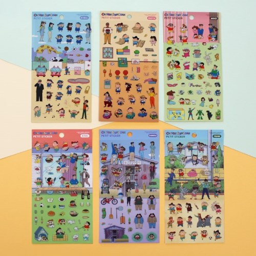 Flyingwhales手帐蜡笔小新贴纸