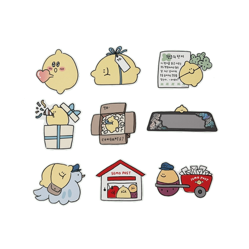 韩国正品SECOND MORNING柠檬装饰卡片明信片ins手写生日贺卡ver.2