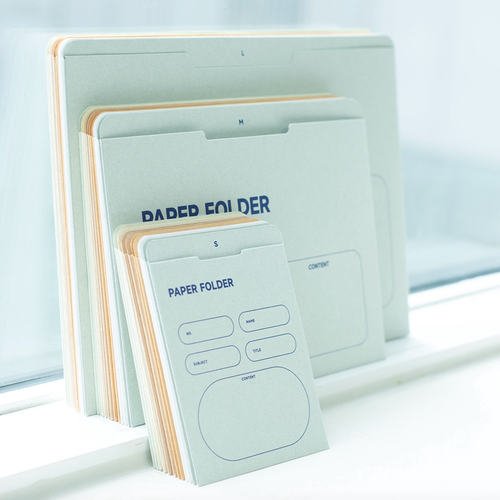 iplaybox日本 复古纸质档案袋信封袋便签袋A4文件夹小收纳袋S/M/L