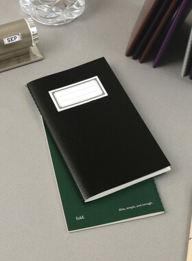 韩国正品Paperian 口袋便签本手账记账笔记本空白剪贴记事本 fold