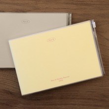 韩国正品7321 2026年横向版周计划本B6备忘记事本WEEKLY PLANNER