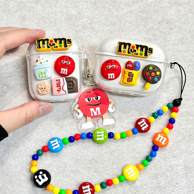 彩虹豆适用苹果蓝牙耳机保护套