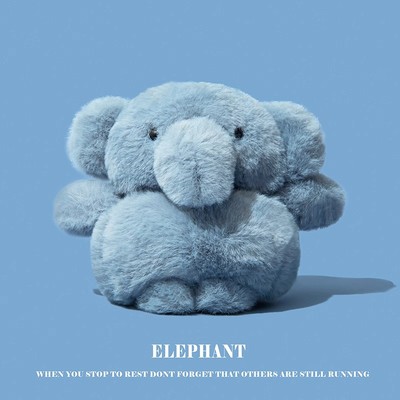 毛绒大象适用华为蓝牙耳机保护套