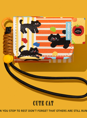 适用倍思m3s保护套w04保护壳mc1pro耳机壳bc1耳夹m2spro蓝牙e3/e8/e10/e13/bs1nc/bf1/xc/xp1i/wx5盒可爱黑猫