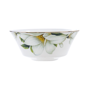 一品唐4.5英寸家用米饭碗骨瓷小汤碗陶瓷茶碗摆台碗甜点碗米西碗