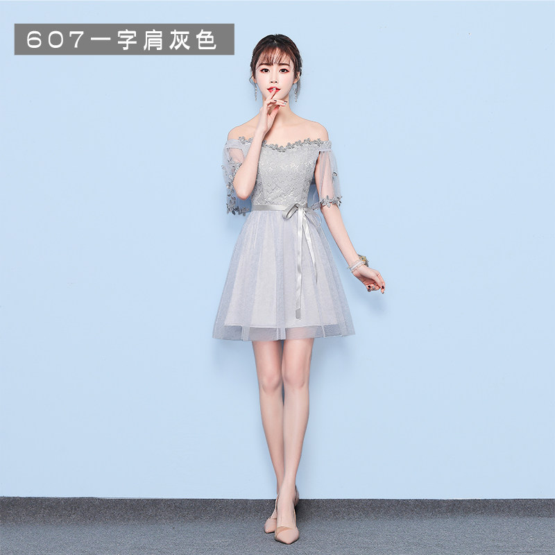 blue Pink Spring Little ceremony temperament Spring and summer Sisters perform Bridesmaid full dress have cash less than that is registered in the accounts Korean Companionin the Women's clothing/Boutique , Wedding/Cheongsam/Formal dress , Formal dress/Evening  category - from Buy2taobao.com to provide professional Taobao agent buy service