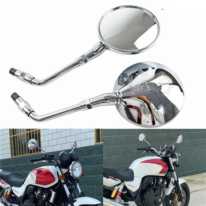 适用本田CB400 Vtec特 CB1300 代新款复古大视野倒车后视镜反光镜
