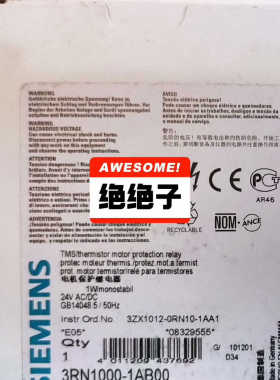 3RN1000-1AB00 继电器原议价