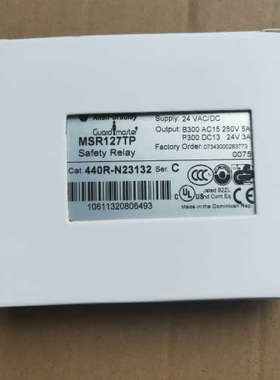 AB罗克韦尔安全继电器MSR127TP440R-N2313议价