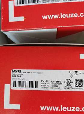LEUZE劳易测光电连接器50116466 MK 308议价