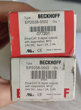 倍福模块EP2038-0002，放心购买议价