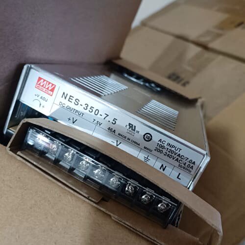 明纬电源NES-350-7.5，7.5V 46A，正（议价)