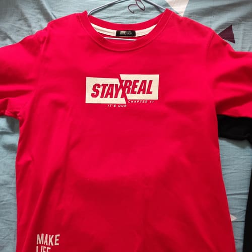 stayreal短袖T 十一周年 十三周年 都是胡萝卜穿（议价)