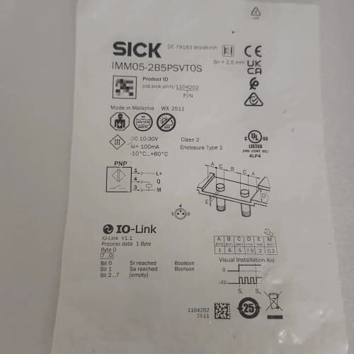 SICK西克接近开关IMM05-2B5PSVT0S，货号（议价)
