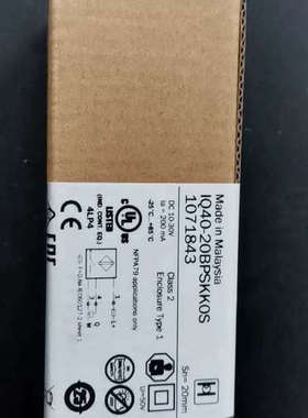 SICK传感器1071843  IQ40-20BPSKK议价