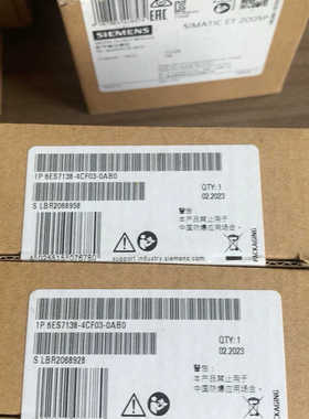 ET200S数字输模块 6ES7138-4CF03-议价