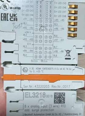 (议价)倍福EL3218-0018，