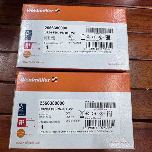 魏德米勒UR20-FBC-PN-IRT-V2模块议价