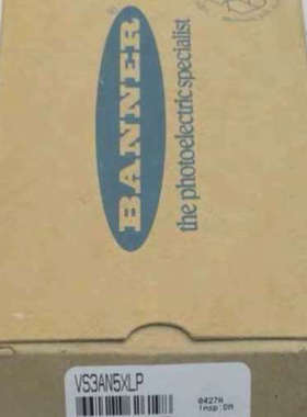 BANNER邦纳VS3AN5XLP 光电传感器62619 全议价