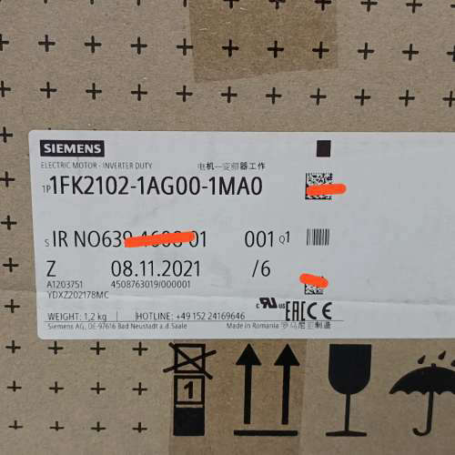 1FK2102-1AG00-1MA0  21年 原议价