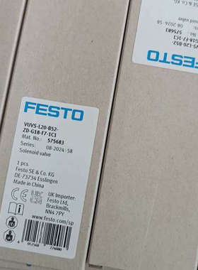 费斯托电磁阀 575683  VUVS-L20-B52-ZD议价