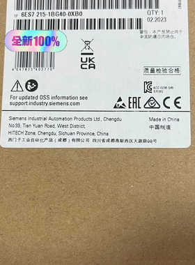 6ES7215-1BG40-0XB0  S7-1200议价