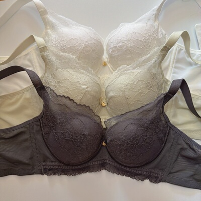 丝密定制2026春夏调整文胸云感棉中厚杯软圈超仙性感蕾丝聚拢内衣