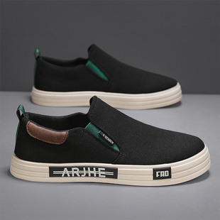 老北京布鞋男2026新款春季防滑一脚蹬中老年爸爸板鞋上班软底潮鞋