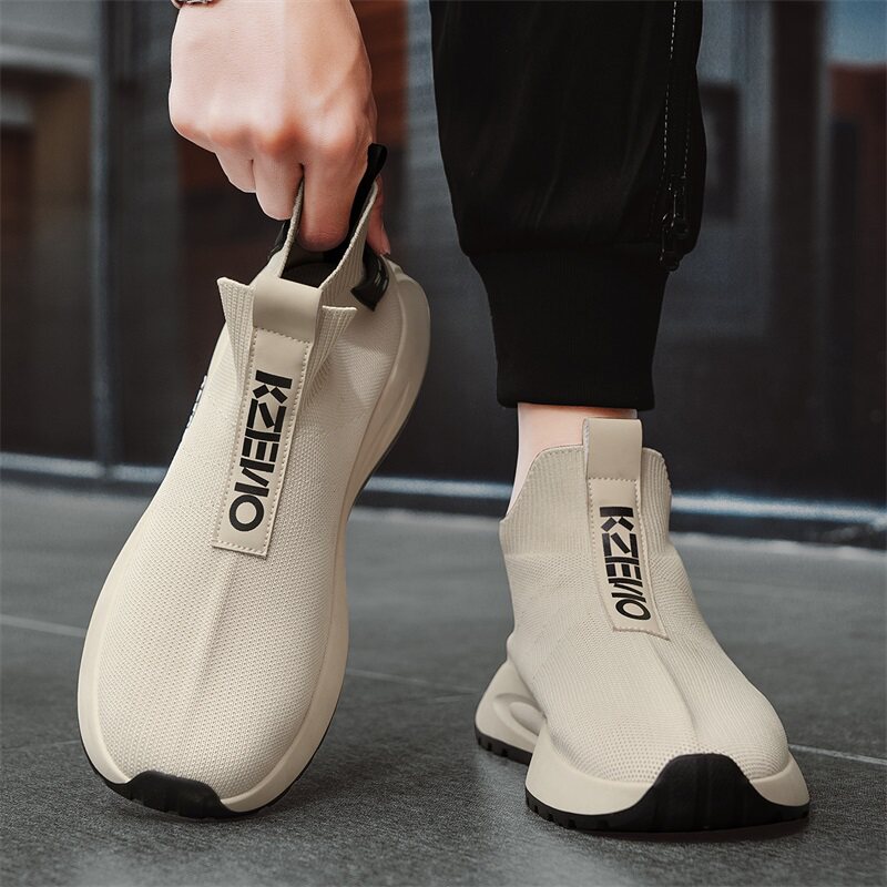 老北京布鞋男款2026新款夏季透气飞织网面鞋运动休闲轻便跑步潮鞋