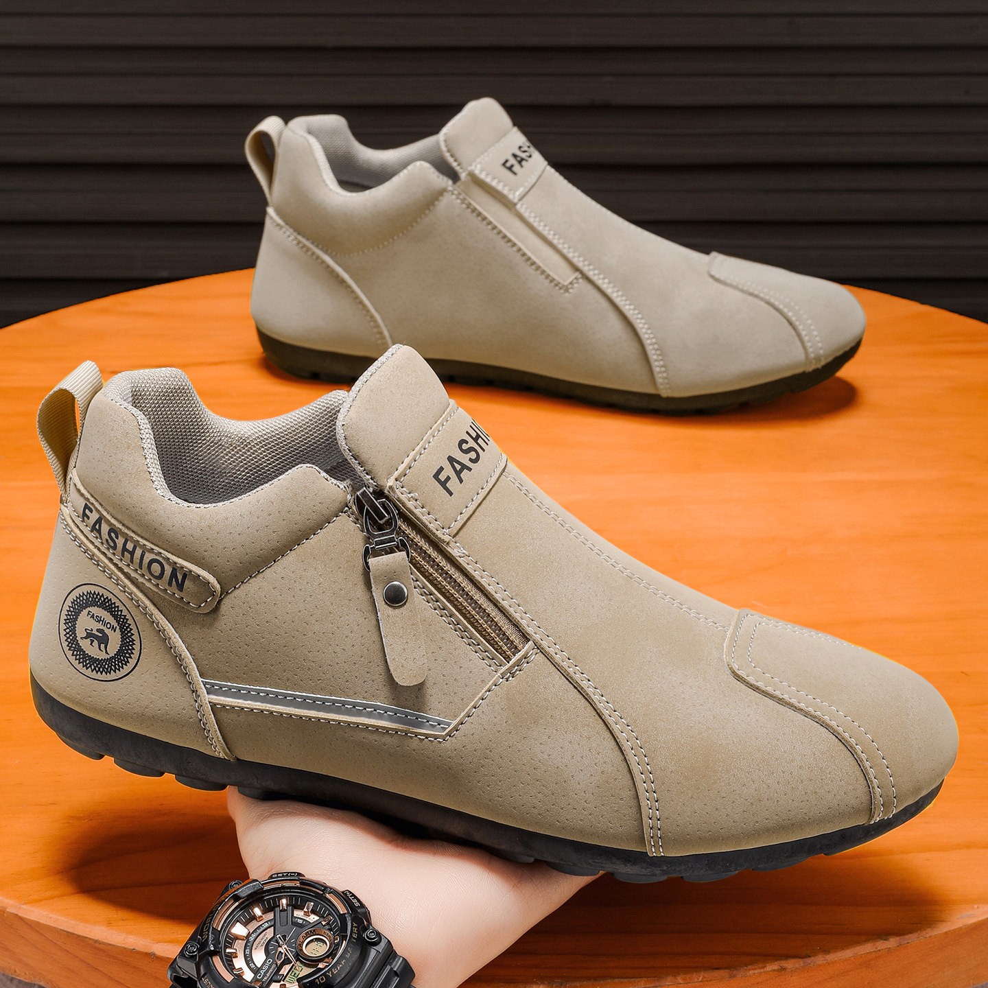 豆豆男鞋冬季户外工作干活开车防水防滑潮流软底休闲百搭运动板鞋,流行男鞋,单鞋,淘宝优惠券,粉丝福利购,淘宝优惠卷