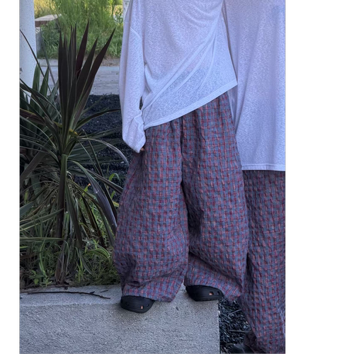 CHU YAO【薰衣草】夏季男童新款休闲裤防晒透气宽松抽绳长裤26137
