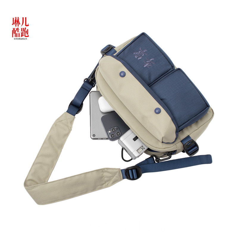 AUTHENTIC LI NING 2021 AUTUMN NEW UNI COUPLE SPORTS FASHION SERIES CASUAL BAG CROSSBODY BAG ABDR490