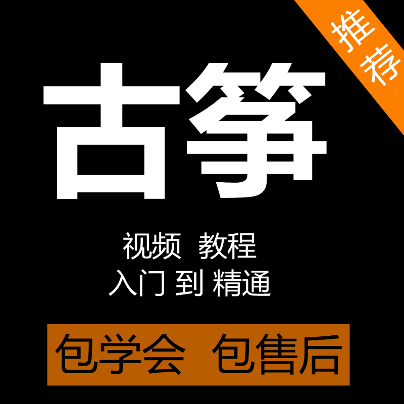 古筝视频教程初学者零基础入门到精通电子版自学古筝培训教学课程