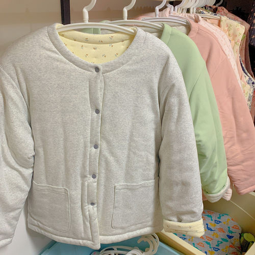 天然棉花手工绗缝纯棉花袄女士棉衣棉服