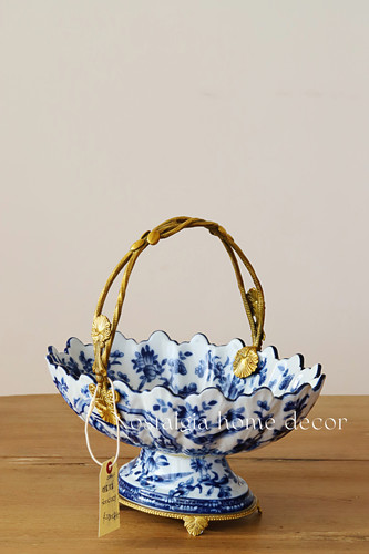 从今往后HomeDecor- CFHX49-青花饰品果盘