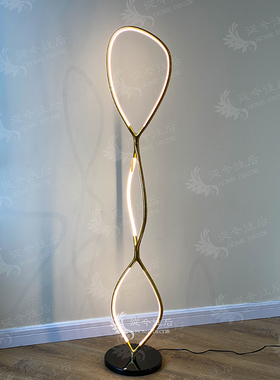 从今往后HomeDecor-CFDS06-67-纯铜大理石环形落地灯