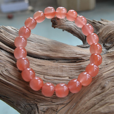 南红老型珠手串清爽单圈手链配饰