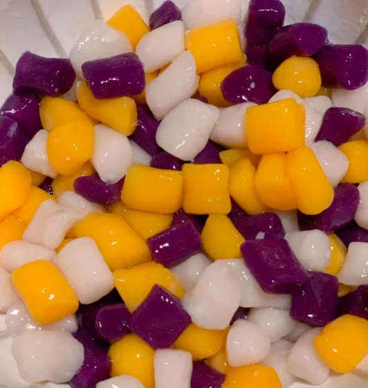 芋圆世家混装芋圆盒子 好吃软糯有嚼劲 手工搓制 一盒280克