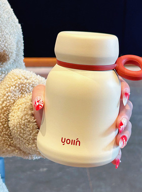 2025新款保温杯女迷你高颜值304不锈钢杯子小巧便携学生可爱水杯