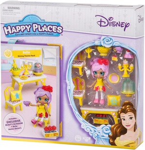 购物精灵shopkins贝儿餐厅迪士尼场景玩具 过家家Happy Places