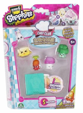 购物精灵 5个装 shopkins进口玩具 澳洲品牌过家家迷你超市可爱风