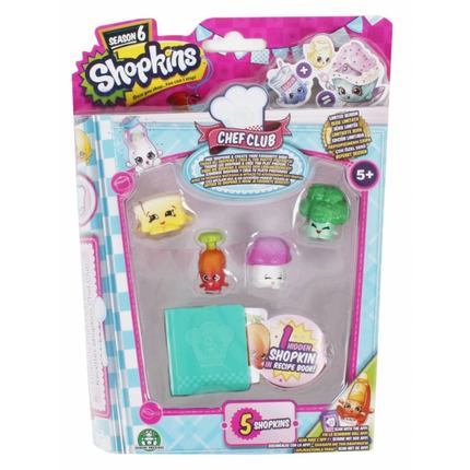 购物精灵 5个装 shopkins进口玩具 澳洲品牌过家家迷你超市可爱风