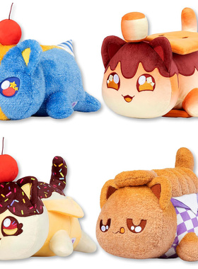 Aphmau抱枕MeeMeows惊喜猫咪6寸进口毛绒玩具正品带标签美人鱼