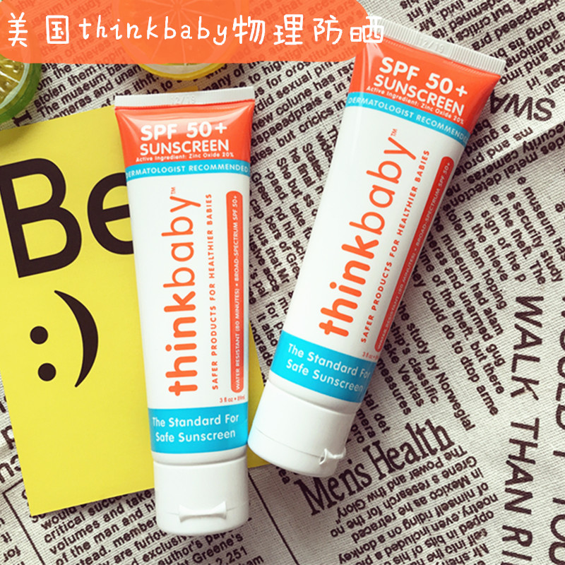 ÃÀ¹úthinkbabyÓ¤¶ùÓ×¶ùͯ±¦±¦³ÉÈËÔи¾ÎïÀí·Àɹ˪·Àˮ˪ÈéSPF50+