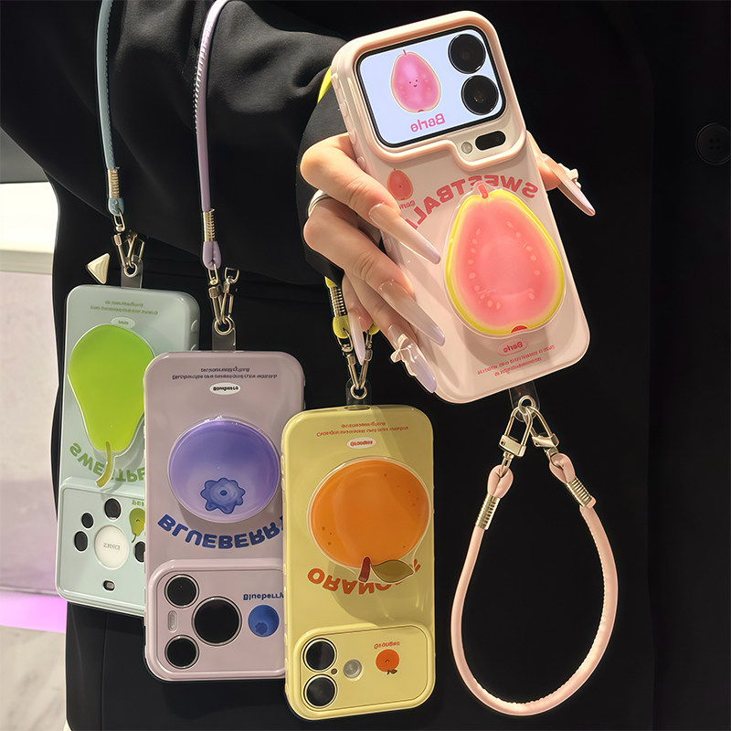 夏日芭乐水果适用iPhone17promax手机壳苹果16nova15小米17华为p90mate70K80reno14findx9X300荣耀600s30Y300