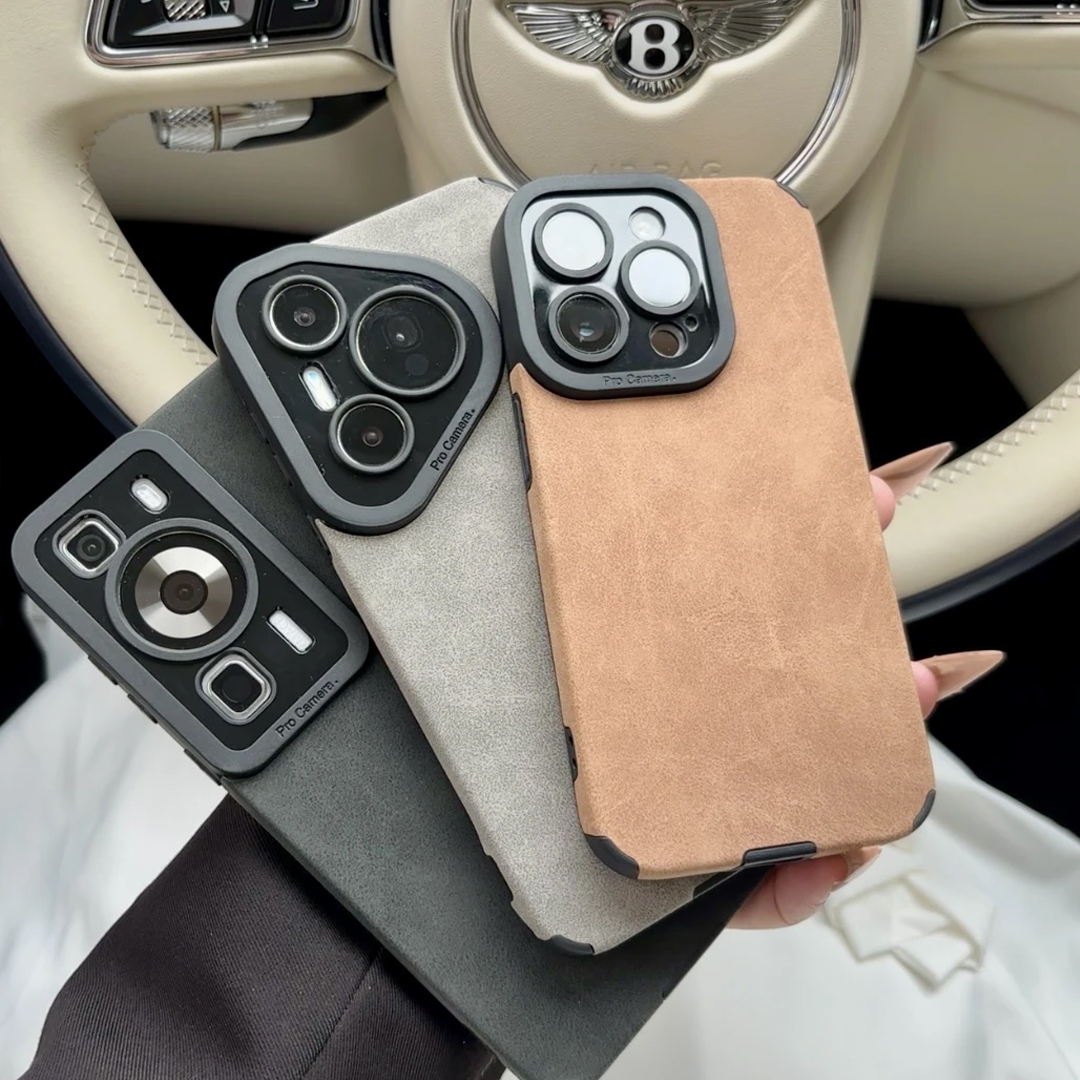 秋冬高级感翻毛皮适用苹果16pro手机壳iPhone14max小米15华为mate60荣耀x200k50p70nova12findx8magic7iqoo13