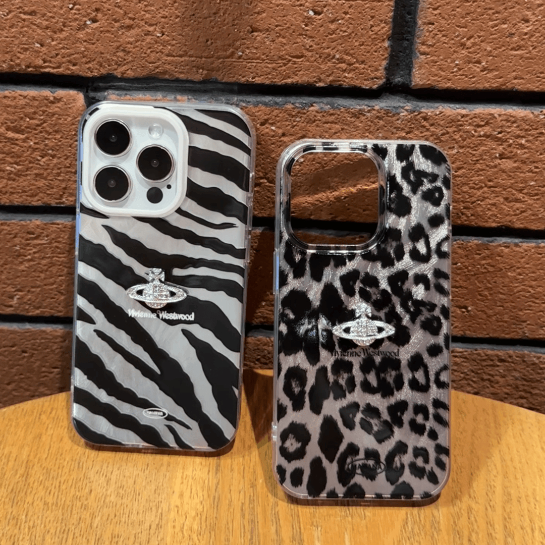 闪钻豹纹斑马纹适用苹果15promax手机壳16iPhone13小米14华为mate60荣耀200x100k70p50reno11note12一加ace2