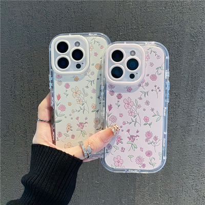 INS雏菊碎花新款适用苹果16Promax手机壳iPhone15Pro小米13华为mate70pura80k60oppoReno14荣耀400x200nova12