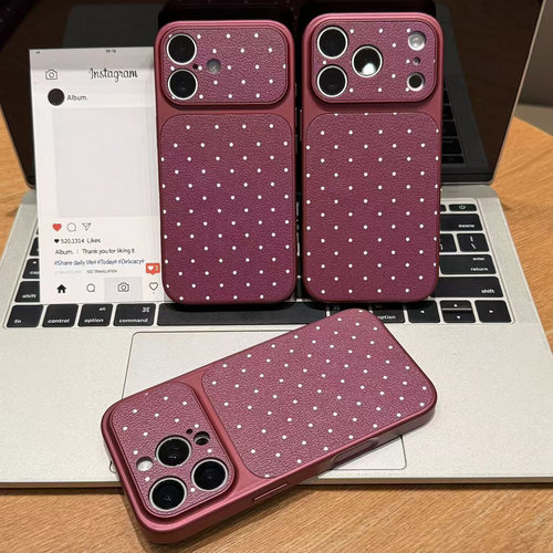 ins风简约波点适用苹果18手机壳iPhone17promax13小米15华为mate80pura70K90note17nova16x300reno14+加ace6